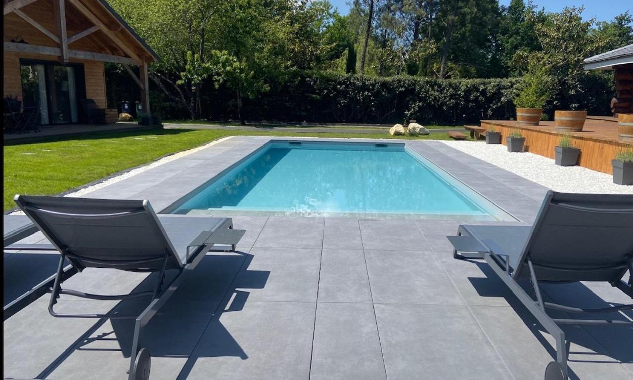 Chalet Montana - Au Cottage Du Medoc - Proche De Bordeaux Saint-Aubin-de-Médoc Dış mekan fotoğraf
