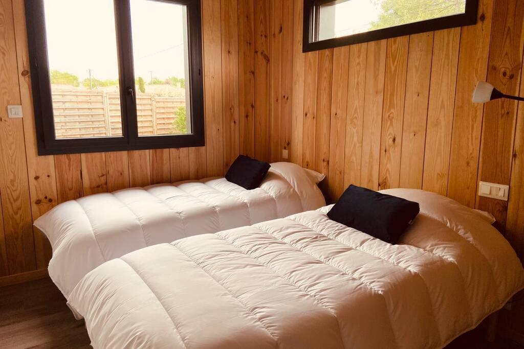 Chalet Montana - Au Cottage Du Medoc - Proche De Bordeaux Saint-Aubin-de-Médoc Dış mekan fotoğraf